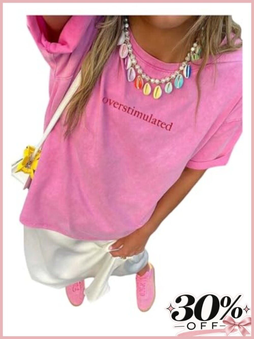 Oversized Letter Print Tee Cotton Blend Short Sleeve Crew Neck Streetwear Top